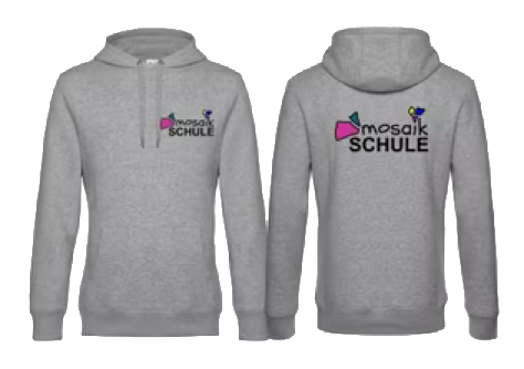 Hoodie-grau